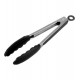 Pegador Inox 28cm Ponta Silicone Preto Zahav
